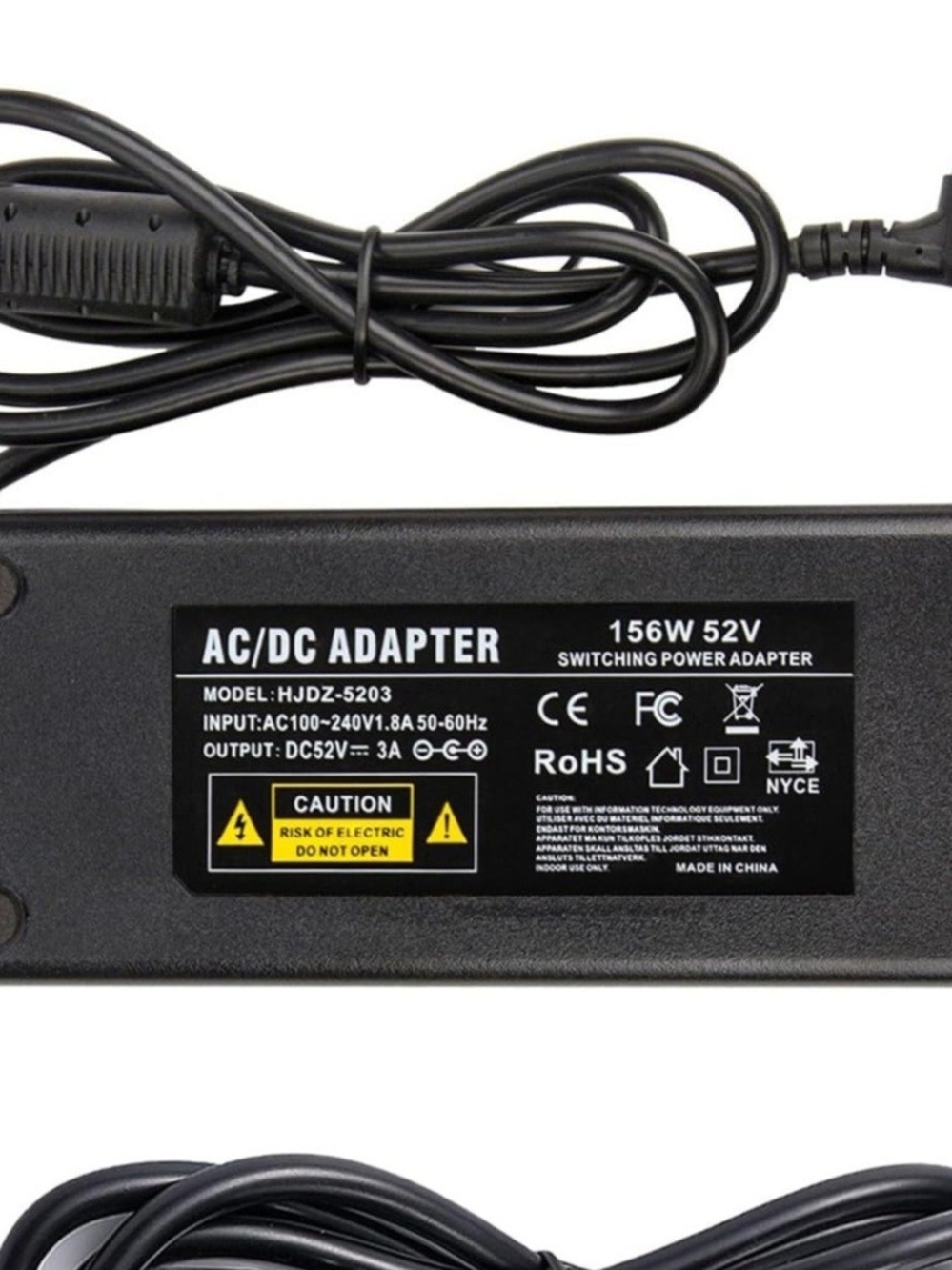 Security Camera 52 Volt 3 Amp Power Supply Adapter